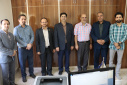 دیدار رئیس و معاون اداری و مالی دانشگاه با کارکنان دانشگاه