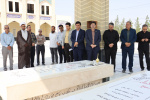 غبارروبی مزار شهدای گمنام به مناسبت بزرگداشت هفته دولت